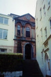 Channel islands - St. Peter Port: Free Masons' hall - masonic lodge (photo by M.Torres)