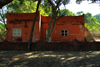 Praia de Varela / Varela beach, Cacheu region, Guinea Bissau / Guin Bissau: Old colonial house / casa colonial com terrao - perodo portugus - photo by R.V.Lopes