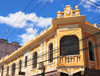 Tegucigalpa, Honduras: cables and local architecture at the Catholic Bookshop - Libreria Catolica - Av. Miguel de Cervantes - casco viejo - photo by M.Torres