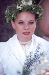 Hungary / Ungarn / Magyarorszg - Szentendre: bride -  - Hungarian Open-Air Ethnographical Museum / Magyar Szabadteri Neprajzi Muzeum (photo by J.Kaman)