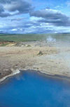 Iceland - Geysir: blue waters - photo by W.Schipper