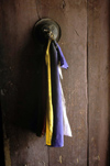 India - Ladakh - Jammu and Kashmir - Hemis monastery: Katak - ceremonial ribbons - Drukpa Buddhism - photo by W.Allgwer