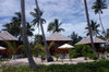 Pulau Tolandono, Wakatobi archipelago, Tukangbesi Islands, South East Sulawesi, Indonesia: bungalows at Wakatobi resort - Banda Sea - Wallacea - photo by D.Stephens