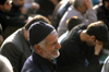 Iran - Isfahan: Naghsh-i Jahan Square - Day of Ashura - a face in pain - photo by W.Allgower