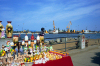 Iran - Bandar-e Anzali / Bandar-e Pahlavi - Gilan province: souvenirs in the harbour - photo by W.Allgower