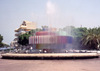 Israel - Tel Aviv: the fountain of fire - Kikkar Zina square - photo by M.Torres