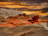 Israel - Eilat - Timna Valley Park: a storm of red - mushroom shaped red sandstone rock - hoodoo - photo by Efi Keren