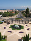 Haifa, Israel: fountain - base of Mount Carmel - photo by E.Keren