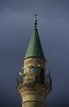 Israel - Akko / Acre: Sinan Pasha mosque - minaret detail - photo by W.Allgwer