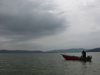 Italy / Italia - Trasimeno lake: lone fisherman (photo by Emanuele Luca)