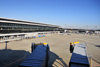 Narita, Chiba Prefecture, Japan: Narita International Airport (Tokyo Narita - NRT) - Terminal 1 - empty gate with double airbridge - jet bridges - photo by M.Torres