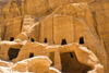 Jordan - Petra: cluster of tombs - Street of Facades - photo by M.Torres