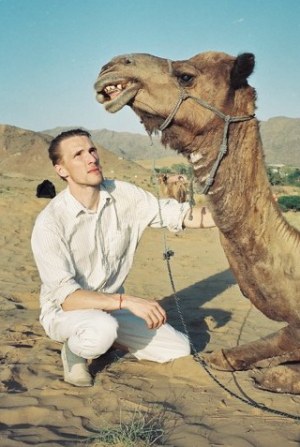 photographer Juraj Kaman in the desert - Rajasthan - India