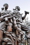 Bishkek, Kyrgyzstan: Afghanistan war memorial - Kyrgyz soldiers on the battlefield - photo by M.Torres