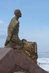 Kyrgyzstan - Ata Beyit: Repression Memorial - hands tied (photo by D.Ediev)