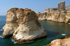 Lebanon / Liban - Beirut: rocks (photo by J.Wreford)