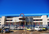 Maseru, Lesotho: Setsoto Stadium - seats 20.000 and is a favourite place for washing cars - photo by M.Torres