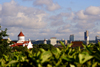 Lithuania - Vilnius: panoramic view of Vilnius - skyline - photo by Sandia