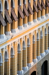 Macau, China: arcade balcony (loggia) of the former library Colgio de So Paulo on Largo da Companhia de Jesus - Historic Centre of Macau, UNESCO World Heritage Site - photo by M.Torres