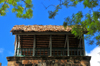 Ambohimanga Rova, Antananarivo-Avaradrano, Analamanga region, Antananarivo province, Madagascar: Royal Hill of Ambohimanga - veranda over the main gate of the Rova fortress-palace - sentry post - UNESCO world heritage site - photo by M.Torres