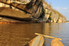 Antsalova district, Melaky region, Mahajanga province, Madagascar: Manambolo River - cliffs and tress along the ridgeline - photo by M.Torres