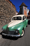 Antananarivo / Tananarive / Tana - Analamanga region, Madagascar: Peugeot 203 in the Haute Ville - vintage car - photo by M.Torres