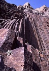 ilha do Porto Santo - the Piano rock formation - basalt - Pedreira - piano / leque (image by F.Rigaud)