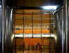 Kuala Lumpur, Malaysia: Petronas Towers - glass and metal entrance to Tower 2 (Menara 2 Petronas) - photo by M.Torres