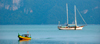 Yacht and fihingboat, Langkawi, Malaysia. photo by B.Lendrum