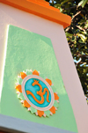 Blantyre, Malawi: Shree Satyanarayan Temple - 'Om' symbol - photo by M.Torres