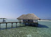 Maldives Water bungalow, bicycle, Four Seasons Resort, Kuda Huraa (photo by B.Cain)