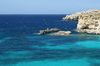 Malta - Comino: rocks at the entrance to the blue lagoon (photo by A.Ferrari)