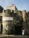 Man / Ellan Vannin - Castletown: Castle Rushen - museum entrance (photo by G.R.Frysinger)