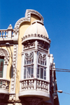 Melilla: balcony / balcon modernista - photo by M.Torres