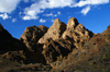 Gobi desert, southern Mongolia: rock formations in Havasgaityn Am, Gurvan Saikhan National Park - photo by A.Ferrari