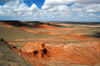 Gobi desert - mngovi province, southern Mongolia: above the flaming cliffs of Bayanzag - photo by A.Ferrari