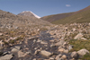 Mongolia - Altai mountains- Bayan Olgii province: Malchin peak - Altay Tavanbogd National Park - photo by A.Summers