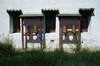 Karakorum, central Mongolia: Erdene Zuu monastery, Kharkhorin - prayer wheels outside Laviran Sum - photo by A.Ferrari