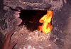 Morocco / Maroc - Fs: the baths - keeping the flame alive - photo by F.Rigaud