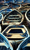 Morocco - Essaouira: small boats in the port - photo by M.Ricci