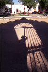 Mozambique island / Ilha de Moambique, Nampula province: at the gate of the ancient arsenal - shadow  / entrada do antigo arsenal - capitania - photo by F.Rigaud