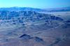 Namibia: Aerial view of striated mountains - photo by B.Cain