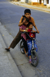 Nepal - Pokhara: impudent children show their fingers - photo by W.Allgwer