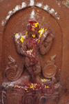 Kathmandu, Nepal: Pashupatinath temple - musical Shiva in stone - photo by W.Allgwer