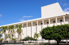 Managua, Nicaragua: Rubn Daro National Theatre - architect Jos Francisco Tern Callejas - Teatro Nacional - Plaza Bolivar and Av. Bolivar - photo by M.Torres