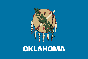 Oklahoma flag - United States of America / Estados Unidos / Etats Unis / EE.UU / EUA / USA