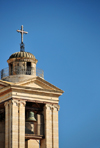 Bethlehem, West Bank, Palestine: Church of the Nativity - Greek Orthodox campanile - photo by M.Torres