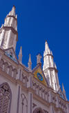 Panama City / Ciudad de Panama: Iglesia del Carmen, Order of Carmelites - faade detail - photo by H.Olarte