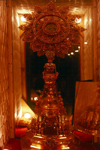 Cusco, Peru: Monstrance of La Merced church - Ostensoir - Monstranz - custodia - photo by J.Fekete