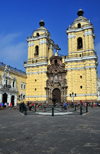 Lima, Peru: Basilica of San Francisco - part of a Franciscan monastery - corner of Ancash and Lampa streets - photo by M.Torres